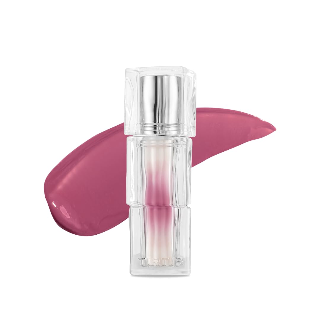 TIRTIR [*Mini Size Waterism Tinted Lip Gloss #25 Nutty Pink, 0.06 Fl Oz – Kiss Ready Lipgloss, 12H Long Lasting Non Sticky Natural Tinted Glow Korean Multiuse Cheek and Lip Tint for Women gift