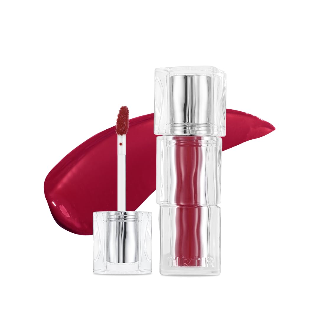 TIRTIR [*Mini Size Waterism Tinted Lip Gloss #25 Nutty Pink, 0.06 Fl Oz – Kiss Ready Lipgloss, 12H Long Lasting Non Sticky Natural Tinted Glow Korean Multiuse Cheek and Lip Tint for Women gift