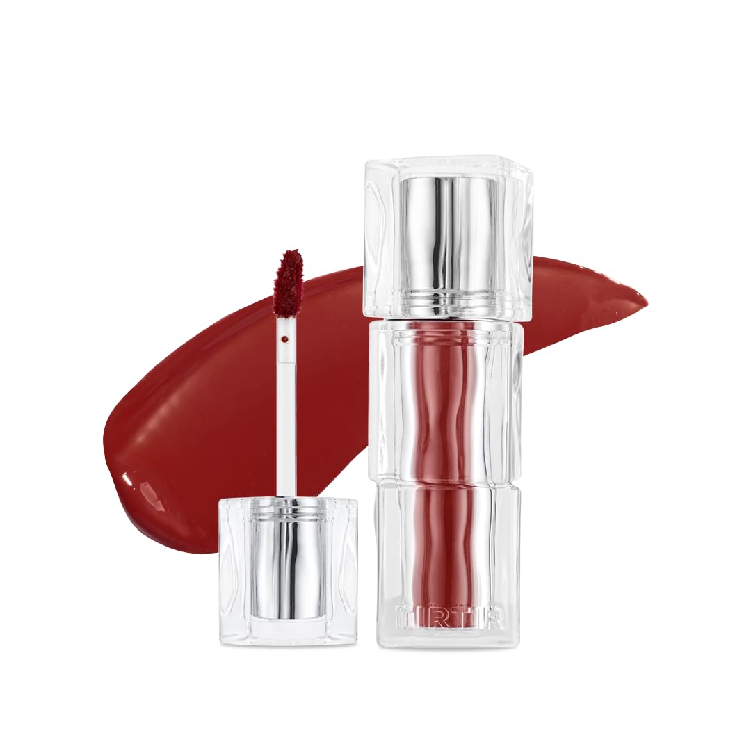 TIRTIR [*Mini Size Waterism Tinted Lip Gloss #25 Nutty Pink, 0.06 Fl Oz – Kiss Ready Lipgloss, 12H Long Lasting Non Sticky Natural Tinted Glow Korean Multiuse Cheek and Lip Tint for Women gift