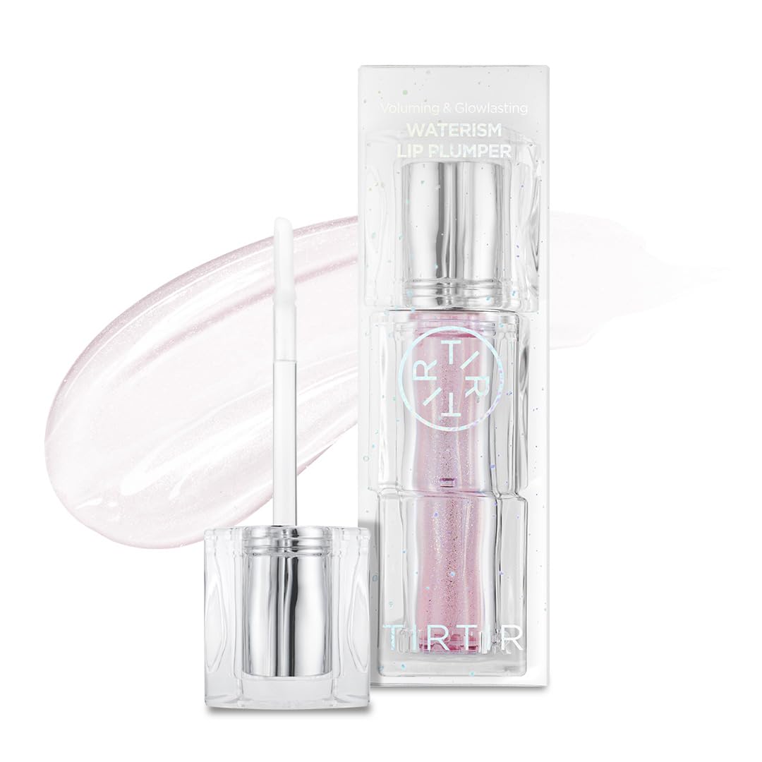 TIRTIR [*Mini Size Waterism Tinted Lip Gloss #25 Nutty Pink, 0.06 Fl Oz – Kiss Ready Lipgloss, 12H Long Lasting Non Sticky Natural Tinted Glow Korean Multiuse Cheek and Lip Tint for Women gift