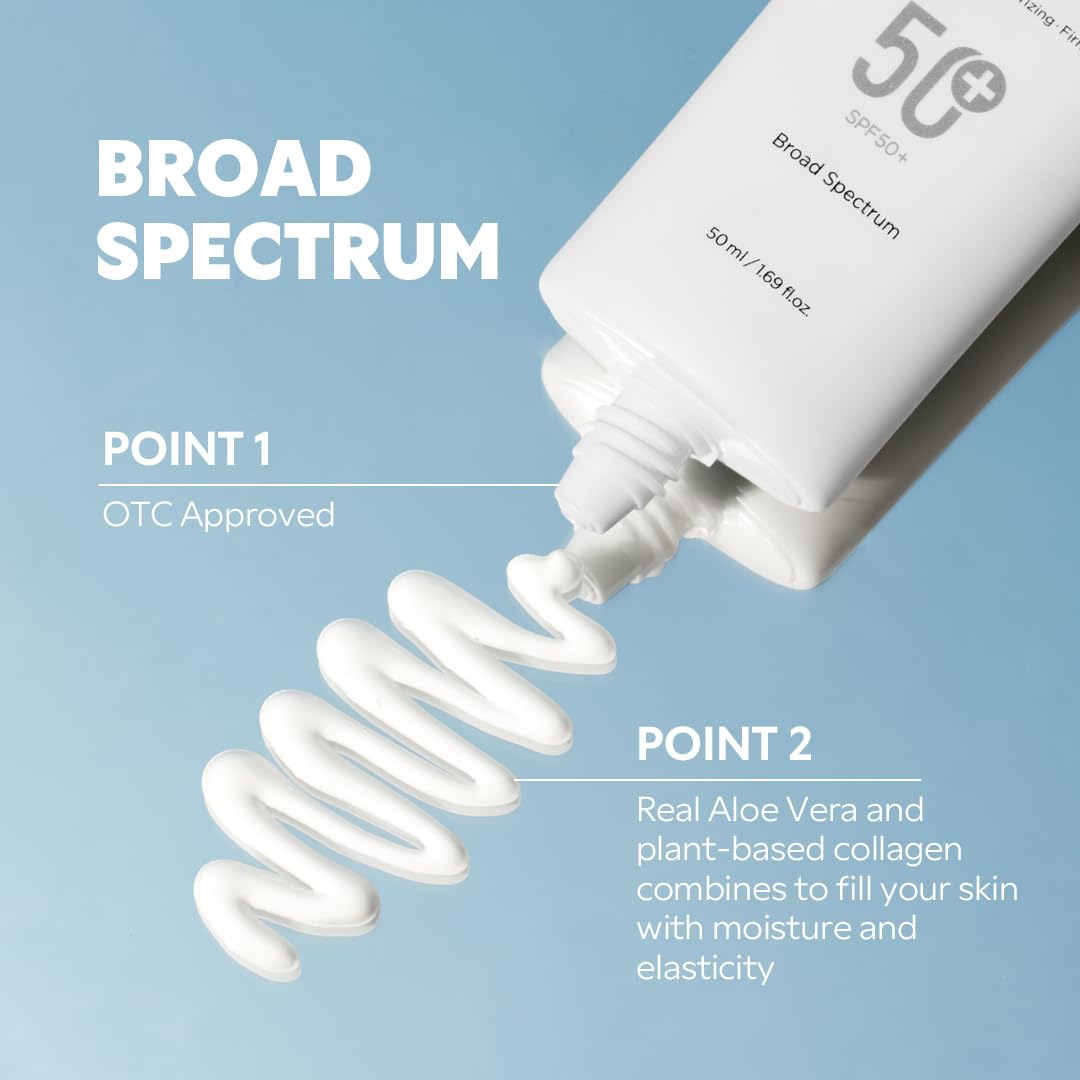 TIRTIR Hydro UV Shield Sunscreen | SPF 50+ UVA/UVB Protection, Lightweight, No White Cast, Non-greasy, Korean Sunscreen, 1.69 Fl Oz (Pack of 1)